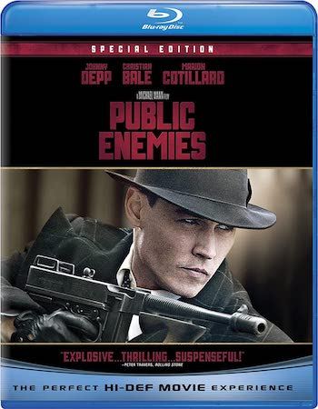 Public Enemies 2009 Dual Audio Hindi 720p 480p BluRay [1GB 400MB]