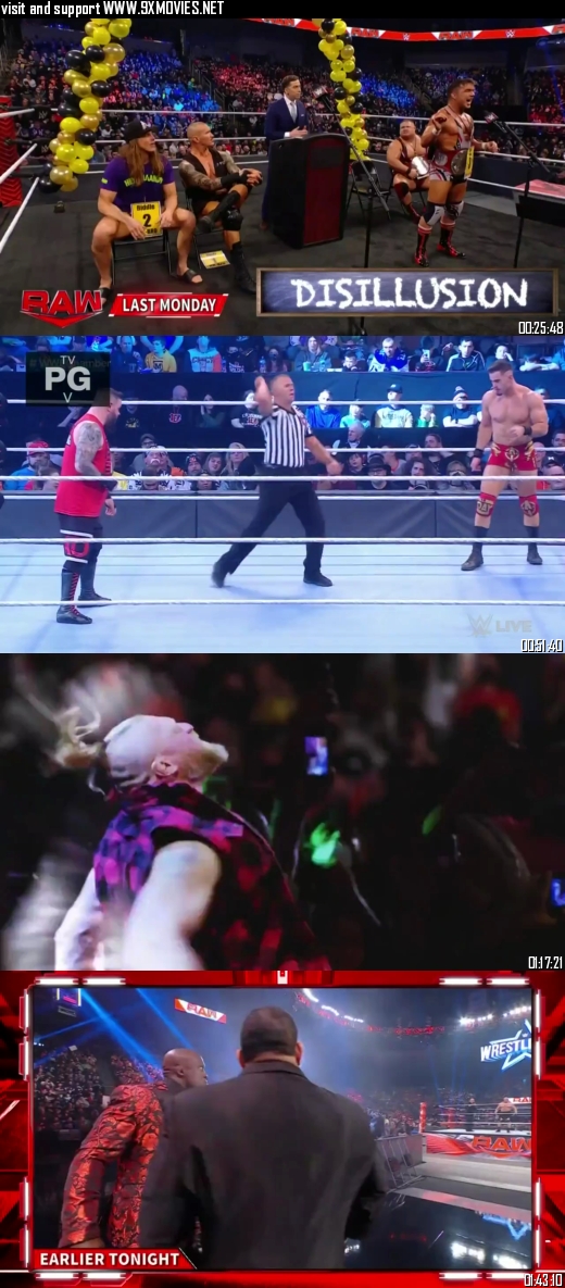 WWE Monday Night Raw 31 January 2022 HDTV 720p 480p [1GB 500MB]