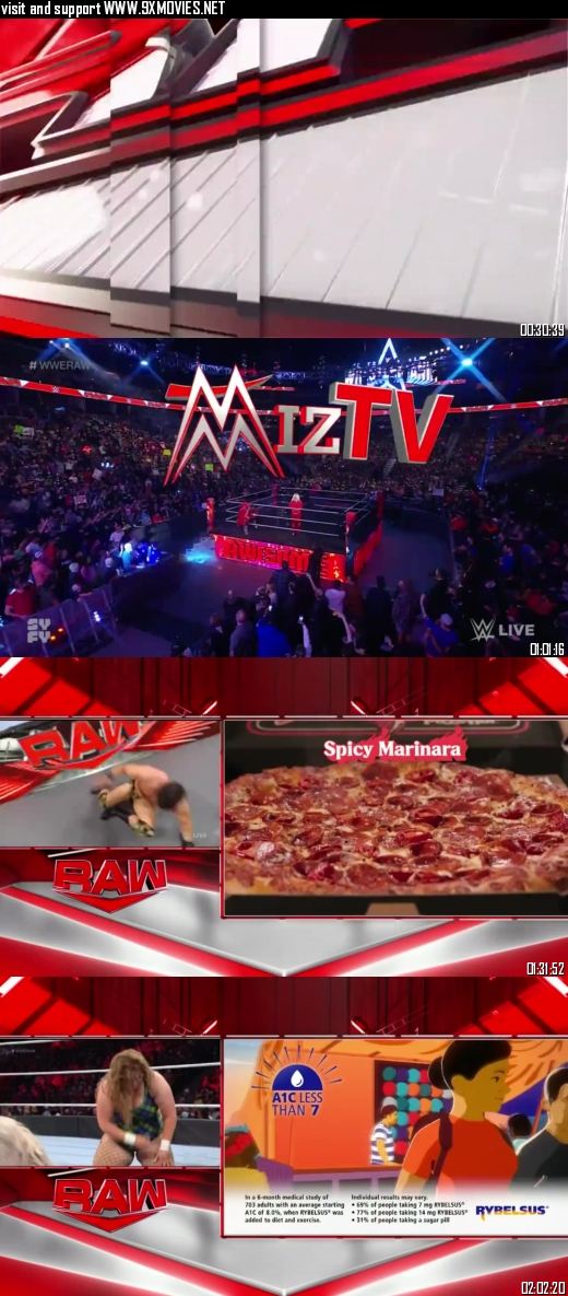 WWE Monday Night Raw 07 February 2022 HDTV 720p 480p [1.2GB 600MB]