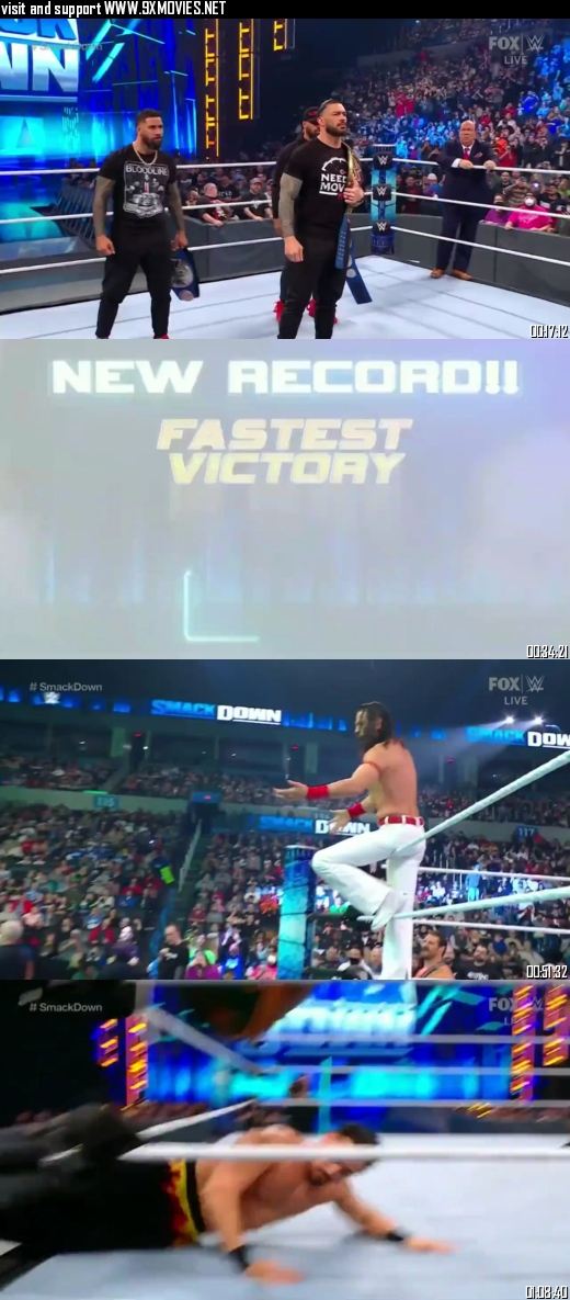 WWE Friday Night Smackdown 04 February 2022 HDTV 720p 480p [700MB 300MB]