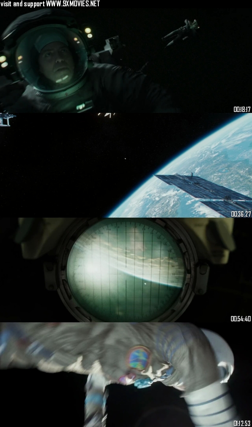Gravity 2013 Dual Audio Hindi 720p 480p BluRay [800MB 300MB]
