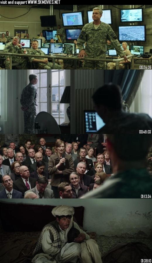 War Machine 2017 Dual Audio Hindi 720p 480p WEBRip [999MB 350MB]