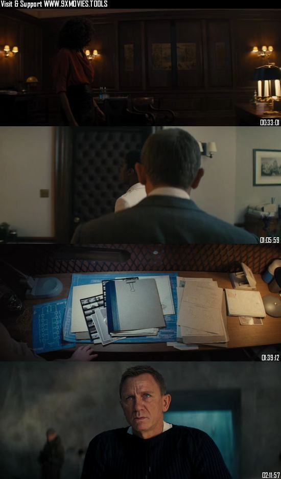 No Time To Die 2021 Dual Audio Hindi 720p 480p BluRay [1.3GB 550MB]