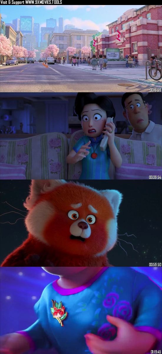 Turning Red 2022 Dual Audio Hindi 720p 480p WEB-DL [850MB 300MB]