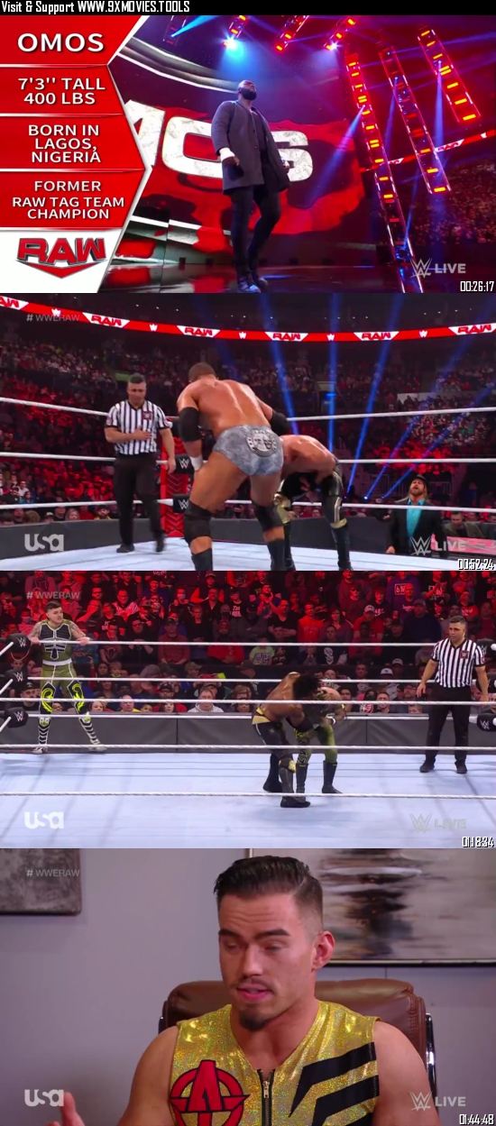 WWE Monday Night Raw 28 February 2022 HDTV 720p 480p [1.1GB 550MB]