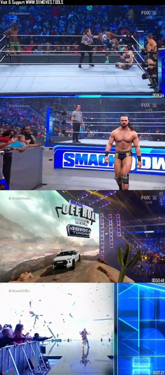 WWE Friday Night Smackdown 11 March 2022 HDTV 720p 480p [650MB 300MB]