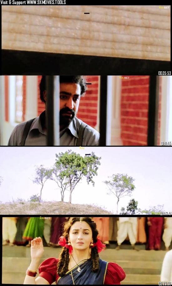 RRR 2022 Hindi 720p 480p pDVDRip [1.4GB 450MB]