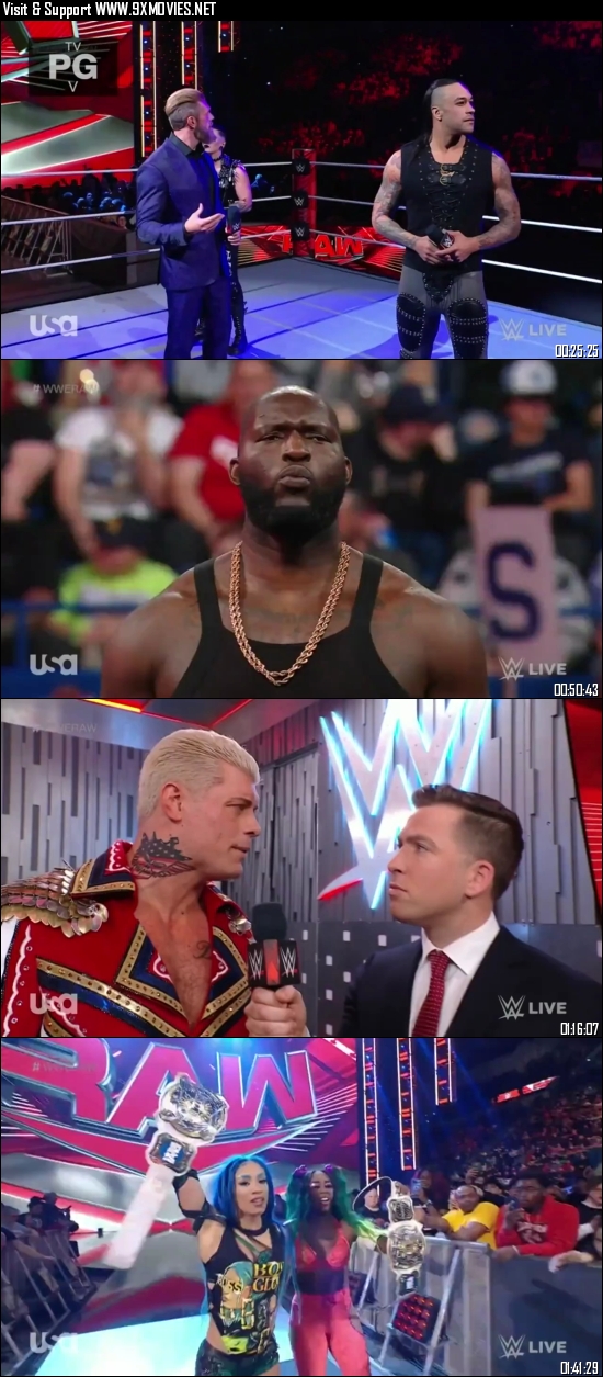 WWE Monday Night Raw 09 May 2022 HDTV 720p 480p [1GB 500MB]