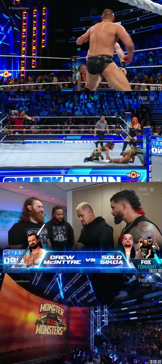 WWE Friday Night Smackdown 09 September 2022 HDTV 720p 480p [700MB 350MB]