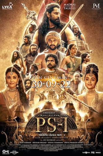 Ponniyin Selvan Part 1 (2022) Hindi Dubbed 720p 480p pDVDRip [1.3GB 400MB]